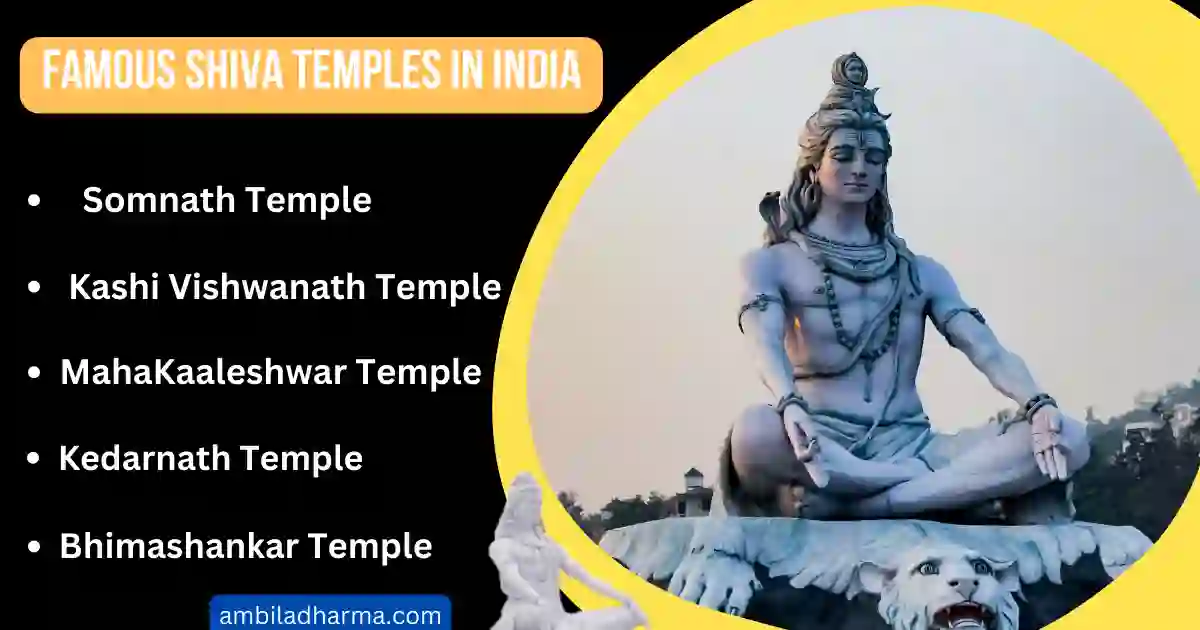 Top Shiva temples in India