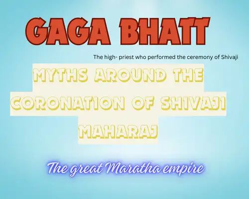 Gaga Bhatt - coronation of Shivaji