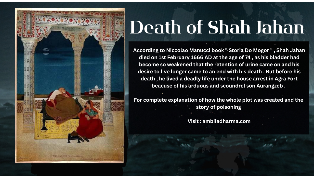 Death Of Shah Jahan